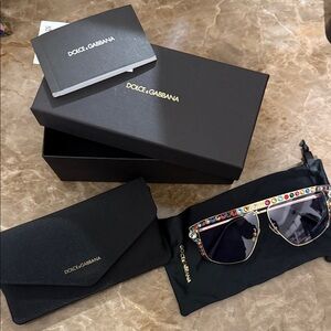 Dolce & Gabbana Sunglasses with Jewel Tones